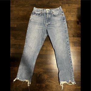 Agolde - Riley Crop High Rise Straight